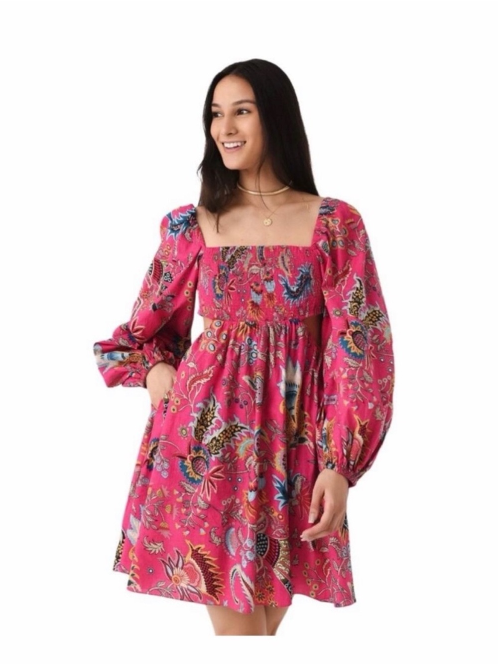 NWT Charina Sarte Talaia Cutout Mini Dress